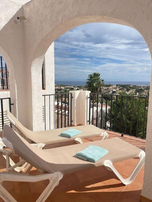 Imperial Park - Bungalow Mit Panoramablick Und Schoener Terrasse Calpe Esterno foto