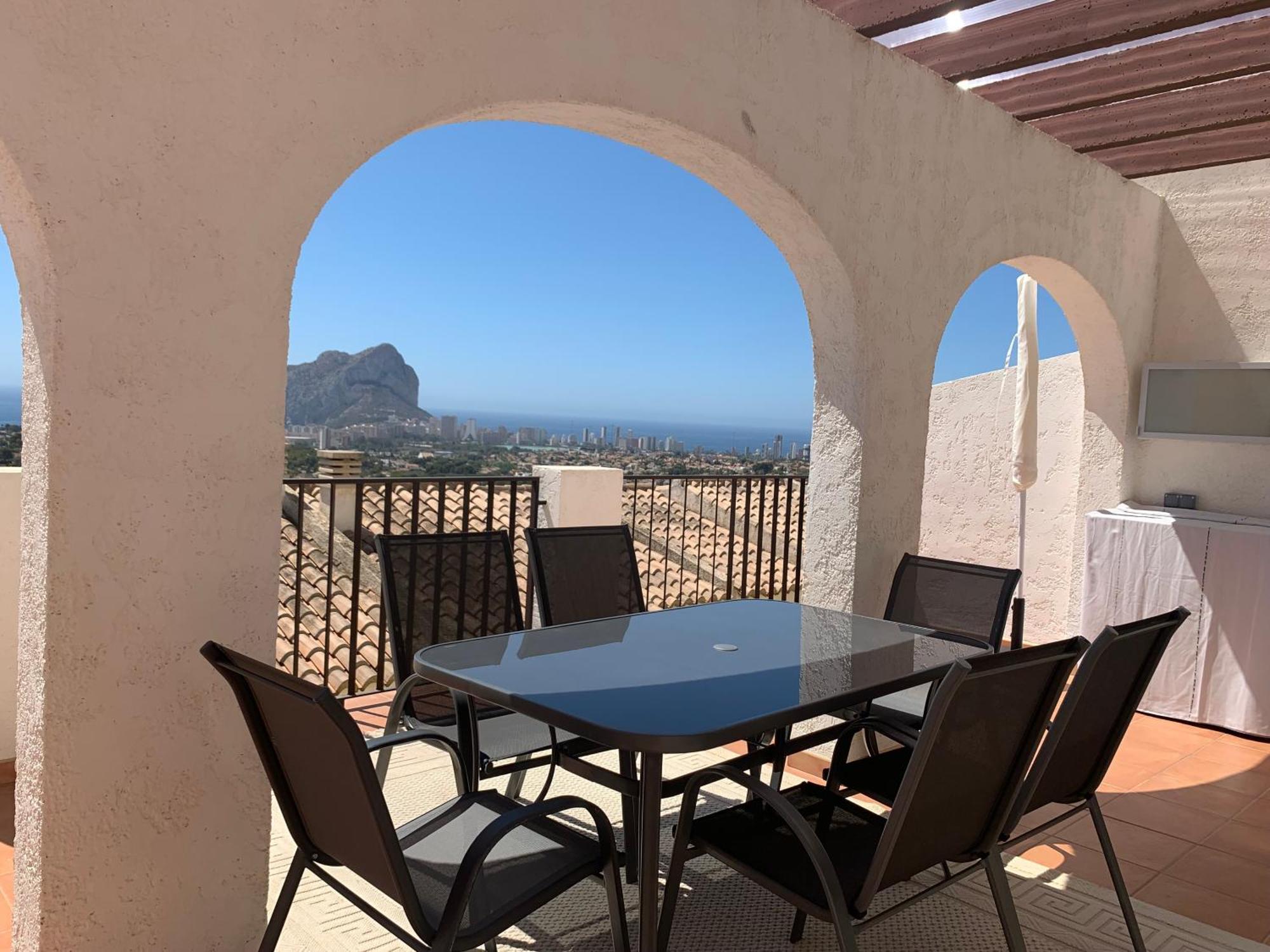 Imperial Park - Bungalow Mit Panoramablick Und Schoener Terrasse Calpe Esterno foto